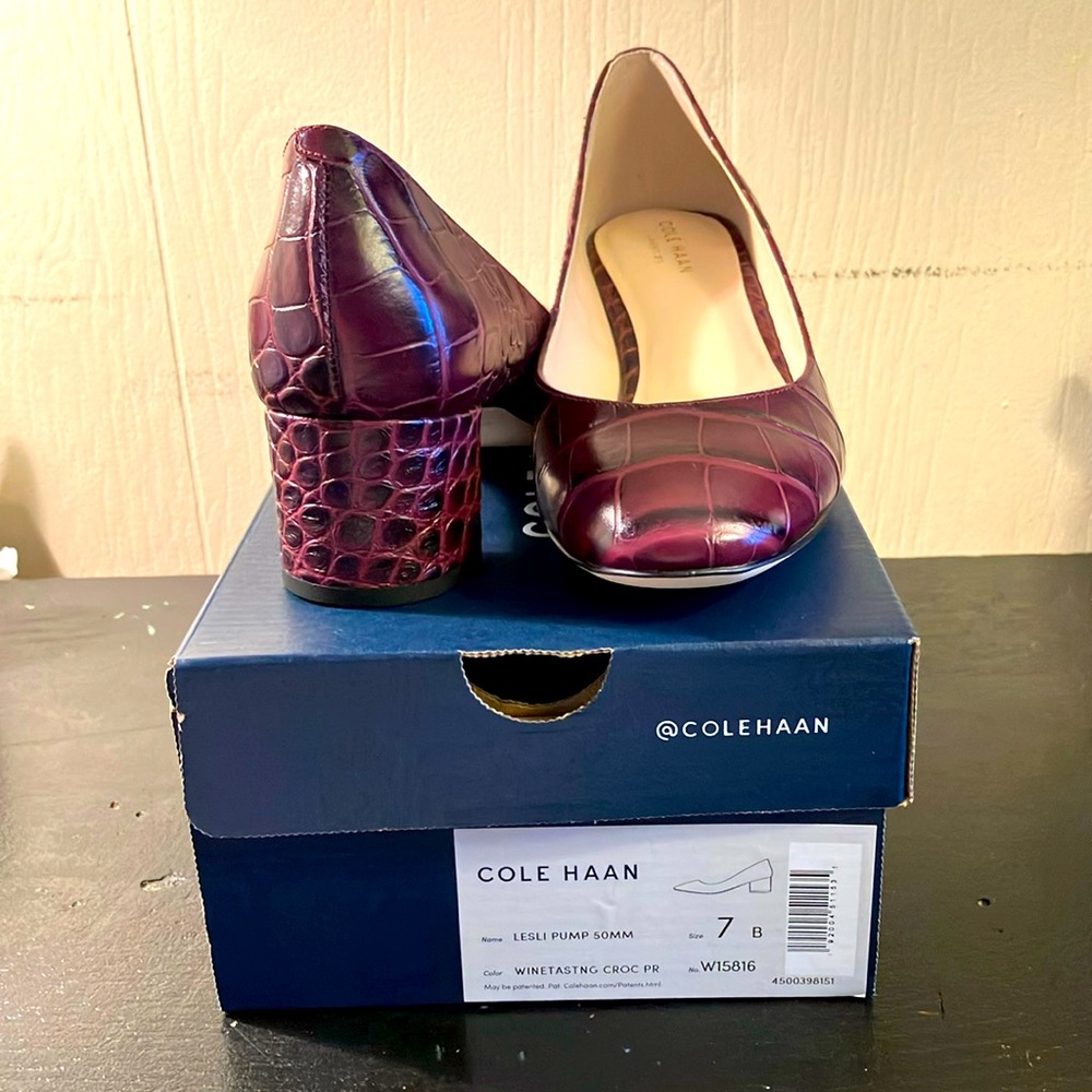 Cole Haan Women's Burgundy Pump